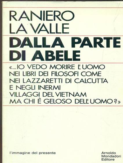 Dalla parte di Abele - Raniero La Valle - copertina