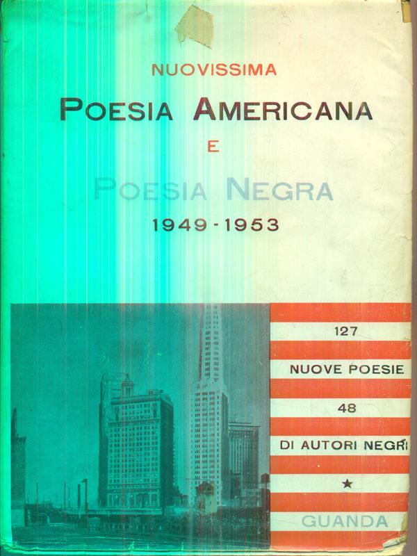 Poesia americana contemporanea e poesia negra