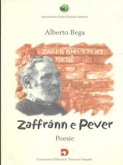 Zaffrànn e Pever - Alberto Bega - copertina
