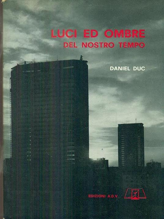 Luci ed ombre del nostro tempo - copertina