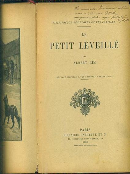 Le petit leveillé - Albert Cim - copertina