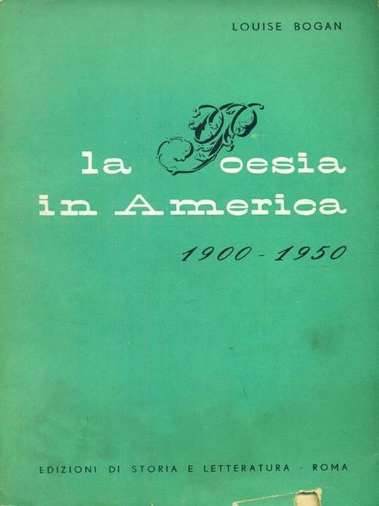 La poesia in America (1900-1950) - Louise Bogan - 9