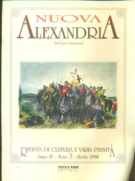 Nuova alexandria n 3 / serie1998 - copertina