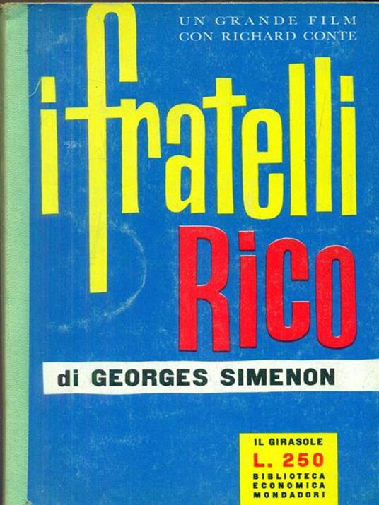 I fratelli rico - Georges Simenon - copertina