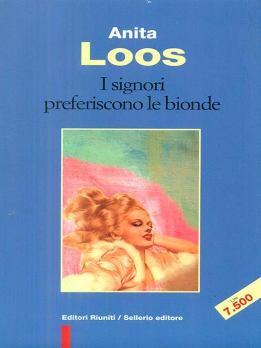 I signori preferiscono le bionde - Anita Loos - copertina
