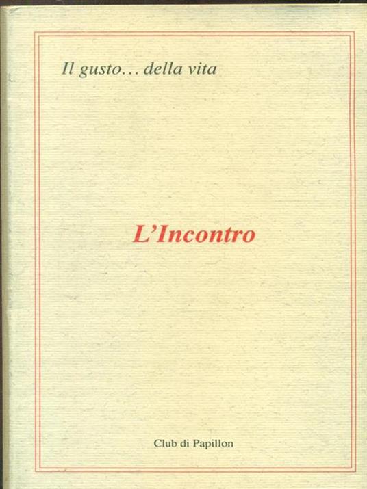 L' incontro - copertina