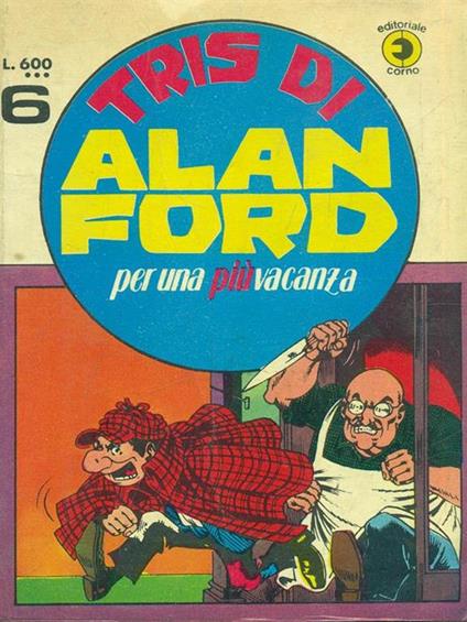 Tris di Alan Ford per una più vacanza - Max Bunker - copertina