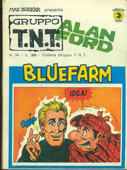 Alan Ford n. 34. Bluefarm - Max Bunker - copertina
