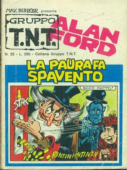 Alan Ford n. 22. La paura fa spavento - Max Bunker - copertina
