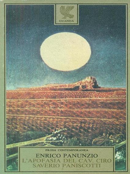 L' apofasia del cav ciro saverio paniscotti - copertina