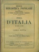 Storia d'Italia dal 1534 al 1789 volume settimo