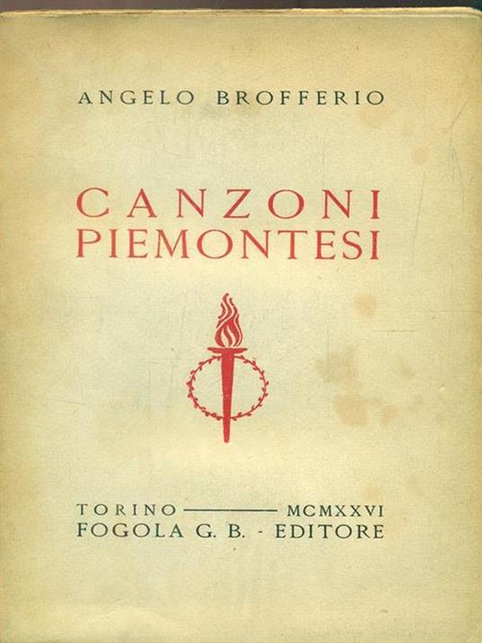 Canzoni piemontesi - Angelo Brofferio - 2