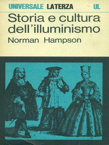 Storia e cultura dell'illuminismo - Norman Hampson - copertina