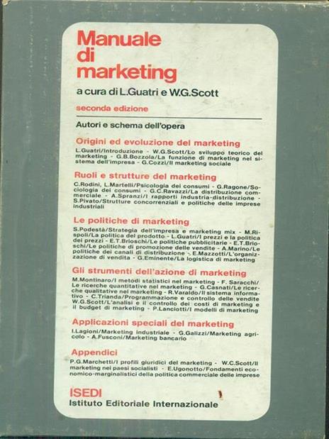 Manuale di marketing - copertina