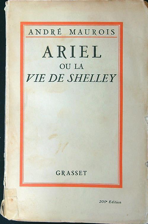 Ariel ou la vie de Shelley