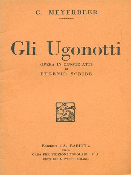 Gli Ugonotti - copertina
