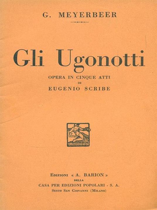 Gli Ugonotti - copertina