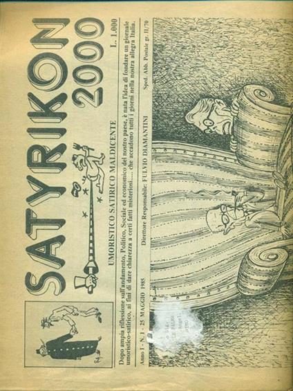 Satyrikon 2000 - copertina