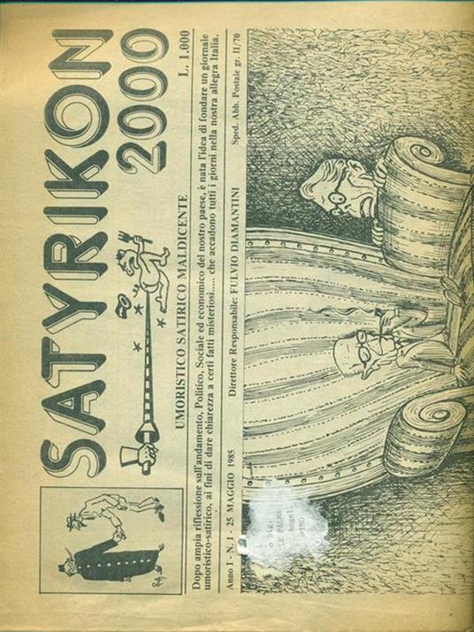 Satyrikon 2000 - copertina