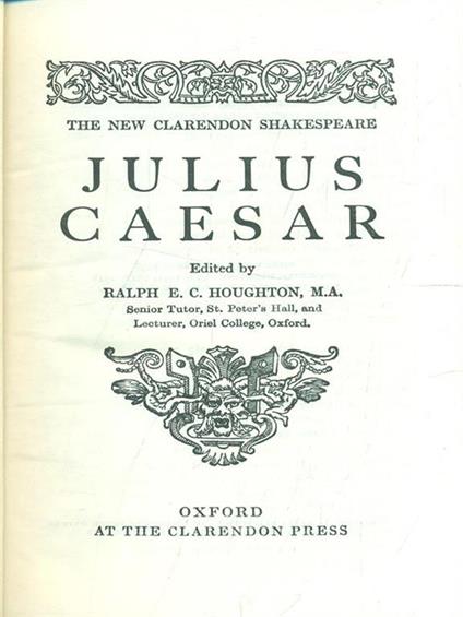 Julius Caesar - Ralph E. C. Houghton - copertina