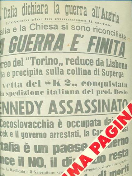 Prima pagina 1867-1981 - copertina