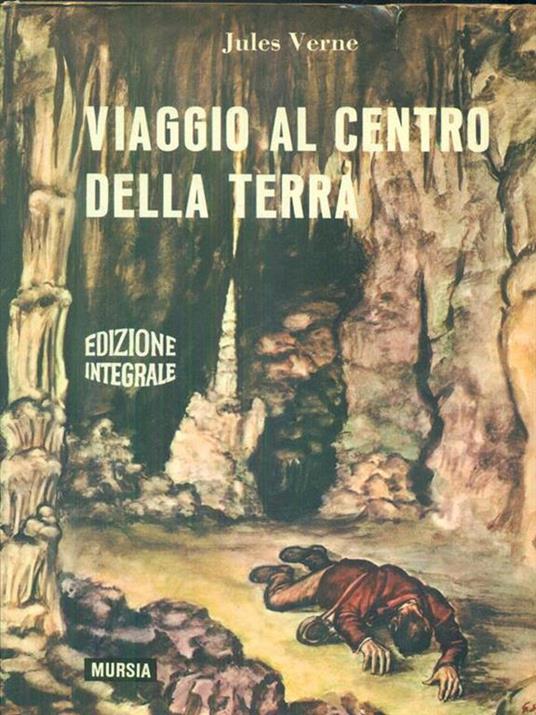 Viaggio al centro della terra - Jules Verne - copertina