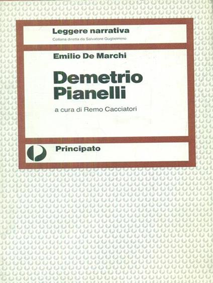 Demetrio Pianelli - Emilio De Marchi - copertina
