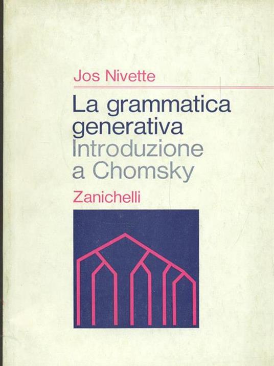La grammatica generativa - Jos Nivette - copertina