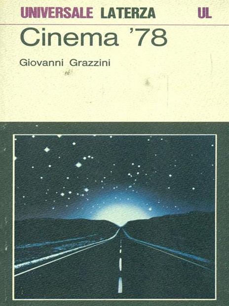 Cinema '78 - Giovanni Grazzini - copertina