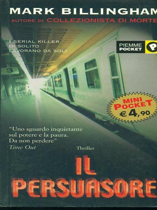 Il persuasore - Mark Billingham - copertina
