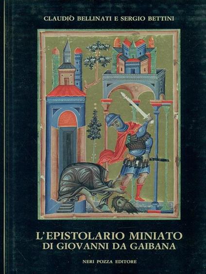 L' Epistolario Miniato di Giovanni Caibana - copertina