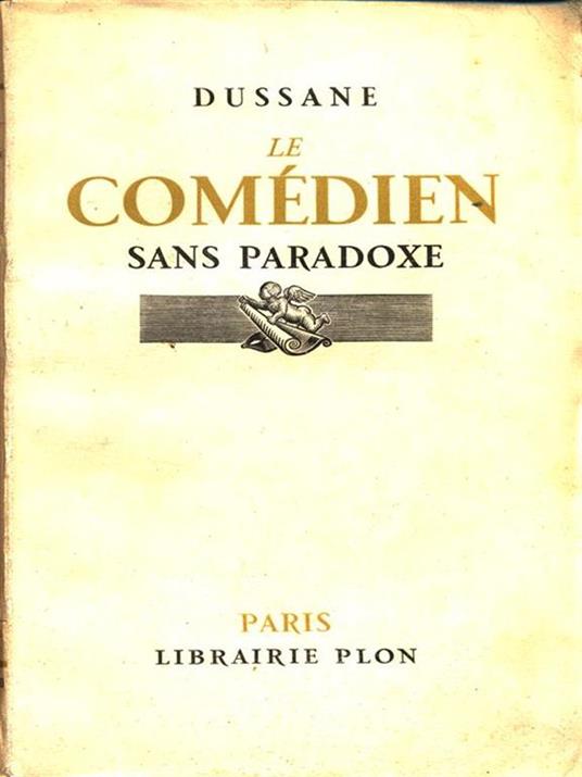 Le Comedien sans Paradoxe - copertina