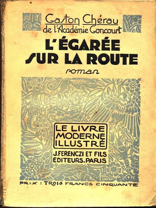 L' egaree sur la route - copertina