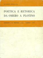 Poetica e retorica da Omero aPlotino