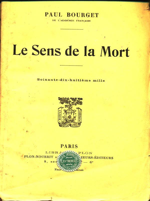 Le Sens de la Mort