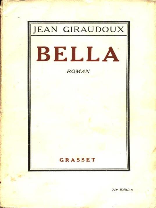 Bella - Jean Giraudoux - copertina