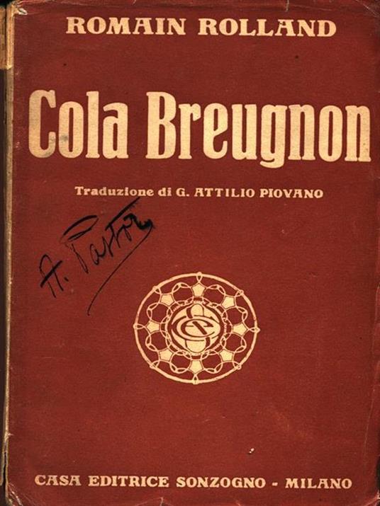 Cola Breugnon - Romain Rolland - copertina