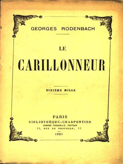 Le Carillonneur - copertina
