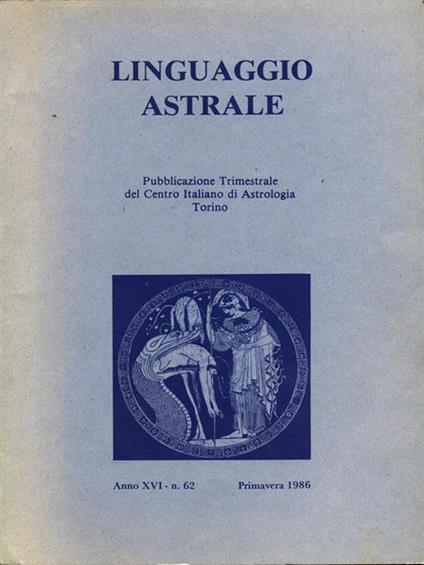 Linguaggio astrale n. 62 - copertina