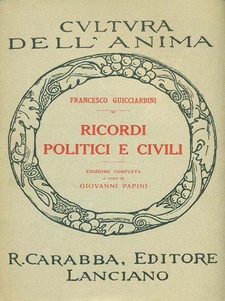 Ricordi politici e civili - Francesco Guicciardini - 7