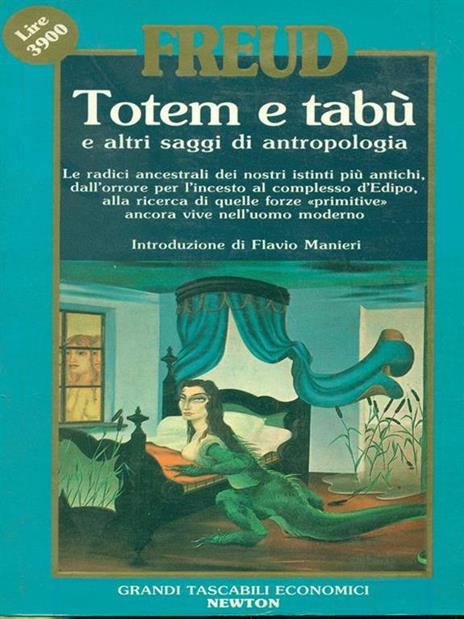 Totem e tabù e altri saggi di antropologia - Sigmund Freud - copertina