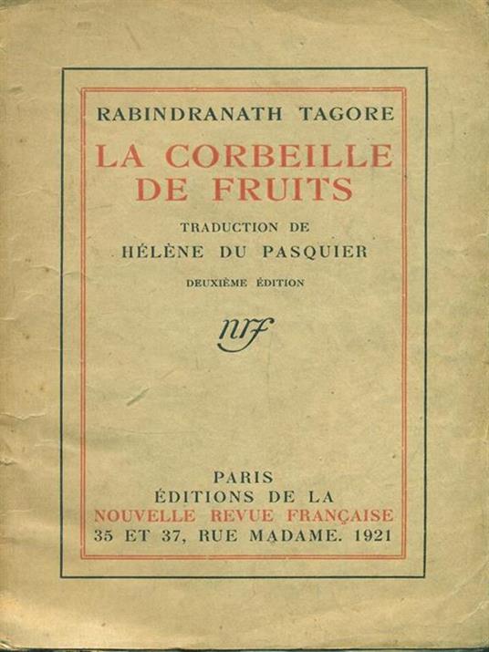 La corbeille de fruits - Rabindranath Tagore - 2