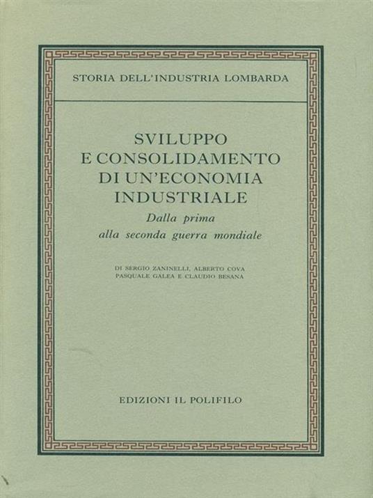 Storia dell'industria Lombarda III - copertina