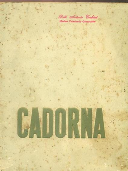 Cadorna - copertina