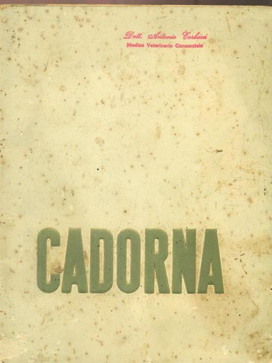 Cadorna - copertina
