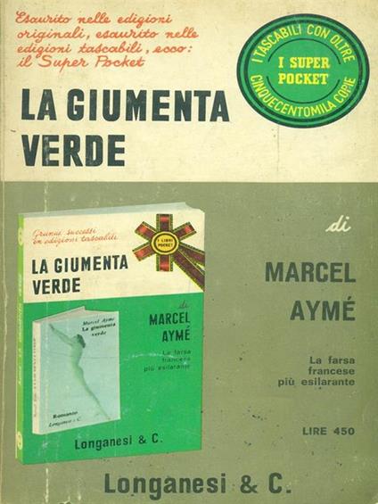 La giumenta verde - Marcel Aymé - copertina
