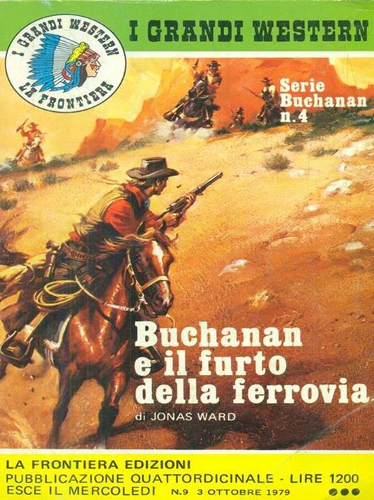 Buchanan e il furto della ferrovia - copertina