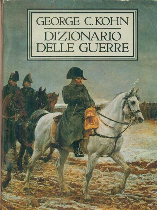 dizionario delle guerre - George C. Kohn - copertina