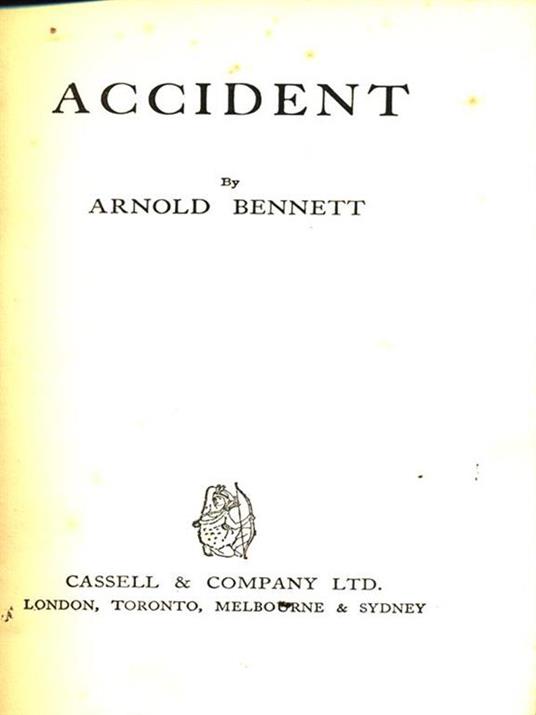 Accident - Arnold Bennett - copertina
