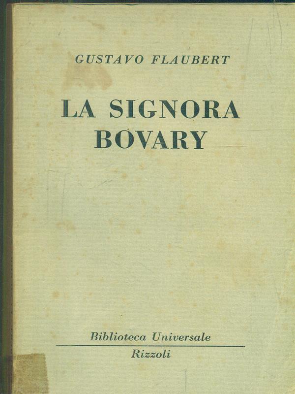 La signora Bovary